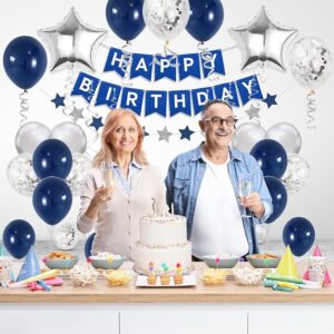 Blue Birthday Party Decorations, Birthday Decorations for Men Women Boys Grils - Image 6