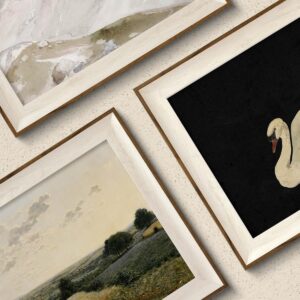 VIYYIEA Framed Canvas Wall Art, Landscape Wall Art for Living Room, Vintage Natural Oil Painting Picture - Image 5